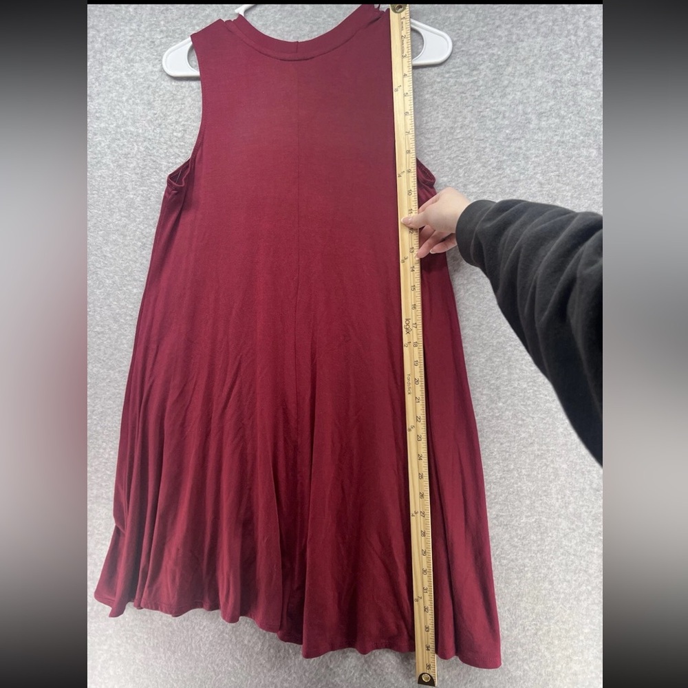 A. Byer Sleeveless Wine Midi Dress - Picture 6 of 8